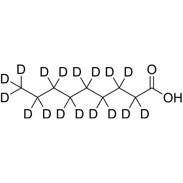 Nonanoic acid-d17 130348-94-6